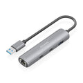USB Hub Aisens ASUC-4P036-GR Grey