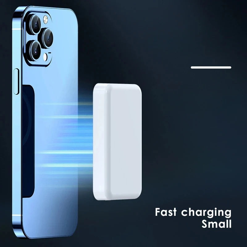 20W Power Bank With Magnetic Closure, 10000mAh, Portable, Wireless, Fast Charging, MagSafe