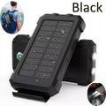 1o000 MAh Solar Power Bank, Waterproof, 2 USB Ports, LED Charger For Mobile Phones