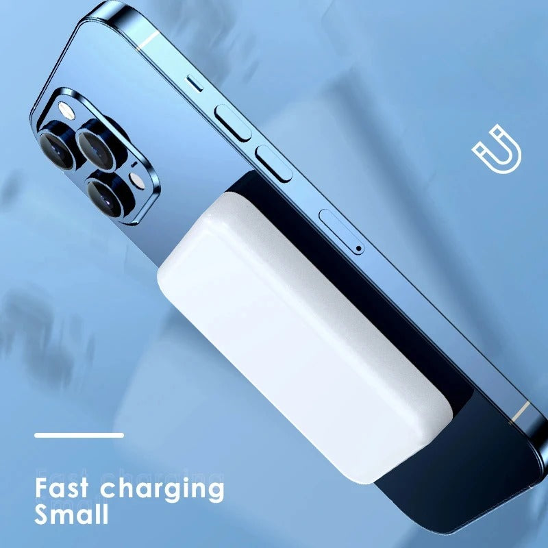 20W Power Bank With Magnetic Closure, 10000mAh, Portable, Wireless, Fast Charging, MagSafe
