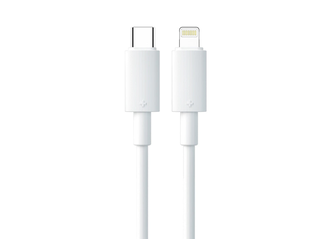 Techancy Cabo Pd De Carregamento Rápido 1m Branco TB1769,Tipo-C Para Ip, Carregamento Rápido De 30w Compatível Com Iphone/Ipad